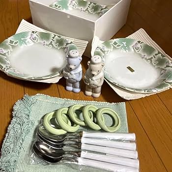 美濃焼　人気のうすかる ハーブミント　22cmプレート　５枚　新品未使用 美濃焼 人気のうすかる ハーブミント 22cmプレート 3枚 新品未