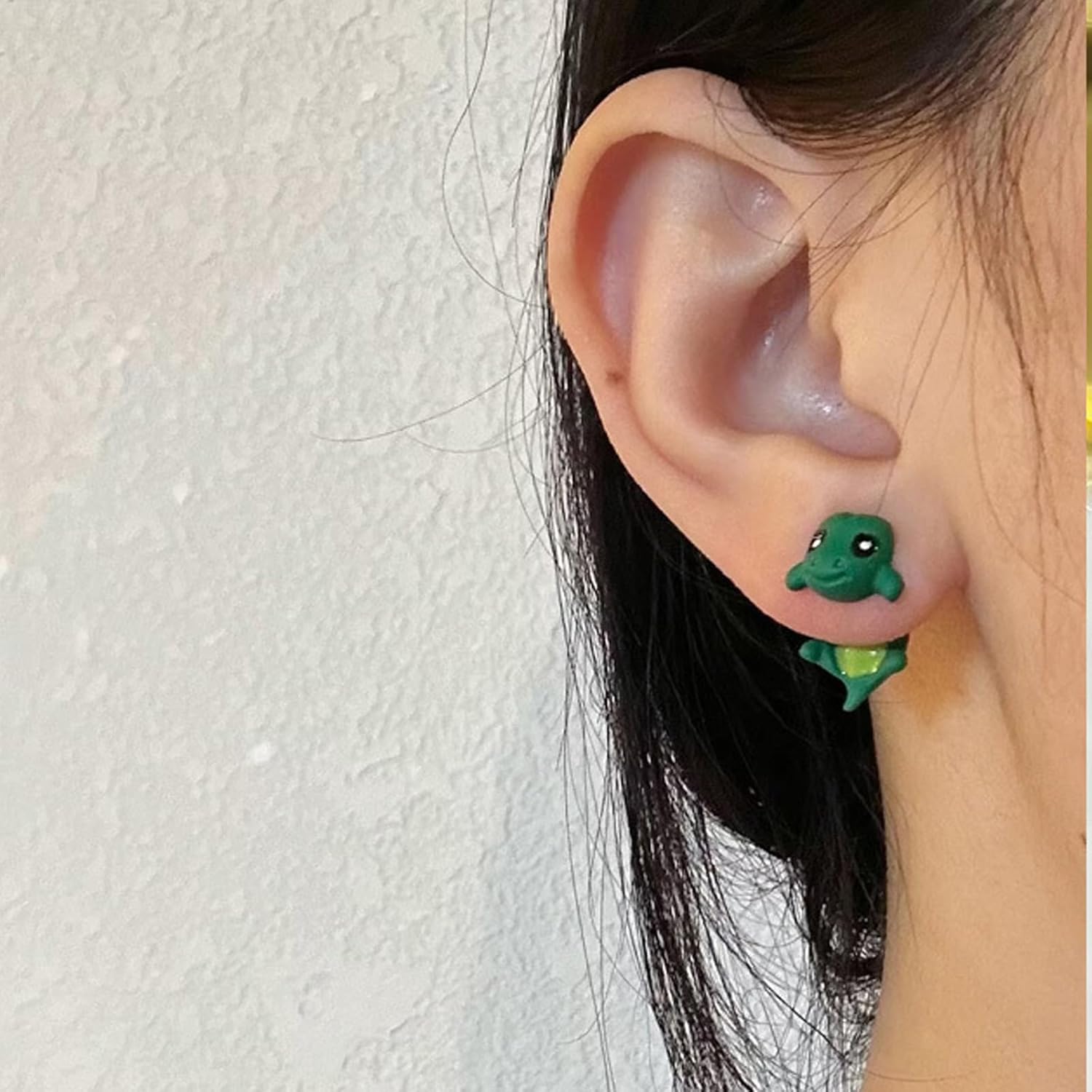 Cute Dinosaur Earrings for Women Cute Animal Stud Quirky Funky Novelty Jewelry Fun Earring Biting Cartilage Earring Weird Earrings for Wome - Image 2