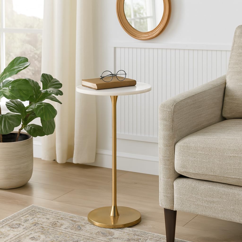 Amazon.com: Glam End Table, Side Table, or Small Night Stand for