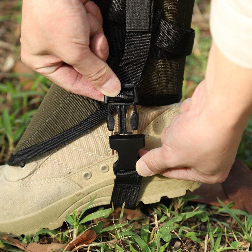 Gaiters De Serpientes para Caza, Guardias De Serpientes Aire Libre, Polainas De Polaina De Serpientes para Hombres, Mujeres, Protección contra Mordedura De Serpientes para Piernas,