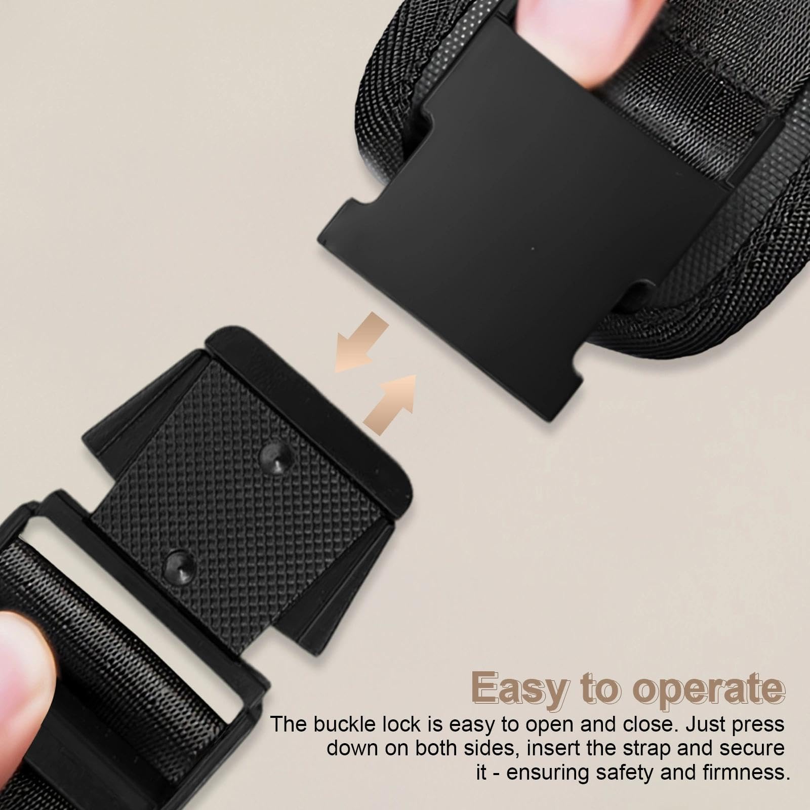 TIANLIN 2 Pezzi Fibbia a Scatto Metallica 15/20/25/32/38mm Nero/Argento/Oro, Fermaglio a Clic in Lega di Zinco, Fibbie e Chiusure con Accessori Regolabili, per Borse, Zaini, Borse a Tracolla