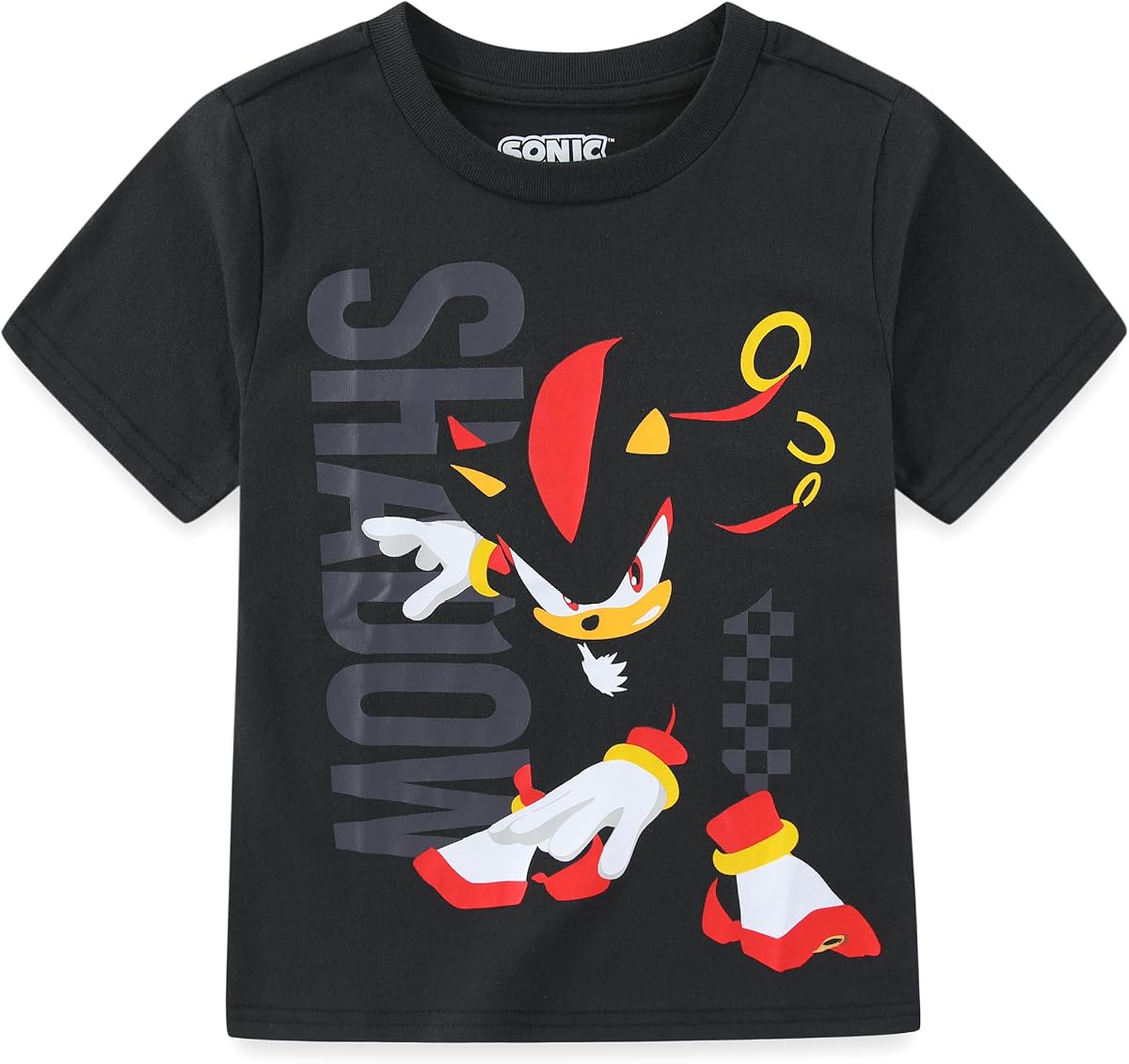SEGA Sonic the Hedgehog Tails Shadow Knuckles Boys T-Shirt for Big Kids