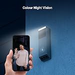 EZVIZ Wired or Wireless Battery Powered Video Doorbell Dual Camera with Chime, 2K Dual Lenses, Free 32G Storage, Human Motion Detection, Weatherproof, Color Night Vision, Alexa/Google| EP3x Pro Kit