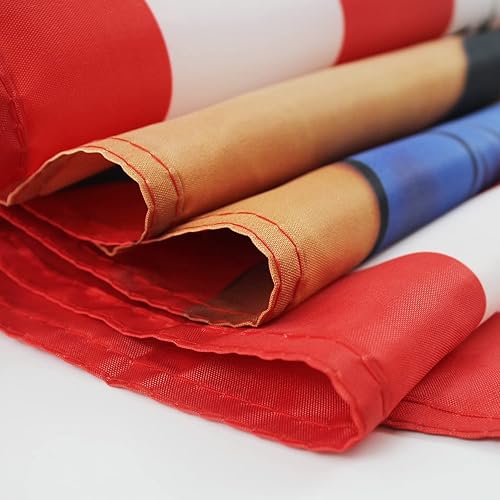 Miniatura 7 de SOULBUTY Ni-c-ki - Bandera estadounidense de 3 x 5 pulgadas, bandera de Estados Unidos para interiores y exteriores, para pared, doble costura,