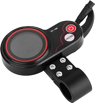 Contrôleur De Vitesse Avec écran LCD 5 Broches Pour Trottinette électrique – Compatible M4, Noir/rouge