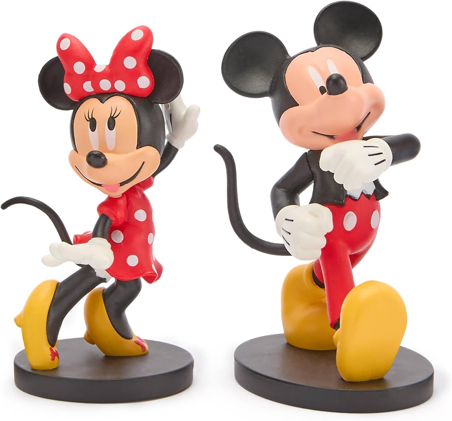 Disney Store Official Mickey Mouse & Friends Figure Set Classic Character Toy Figures with Mickey, Minnie, Goofy, Pluto, Donald, Daisy and Chip and Chap