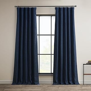 HPD Half Price Drapes - Faux Linen Curtains for Living Room (1 Panel) - ...