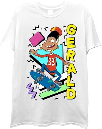 Nickelodeon Mens 90s Classic T-Shirt - Rugrats, Hey Arnold, All that - Vintage Throwback Tee