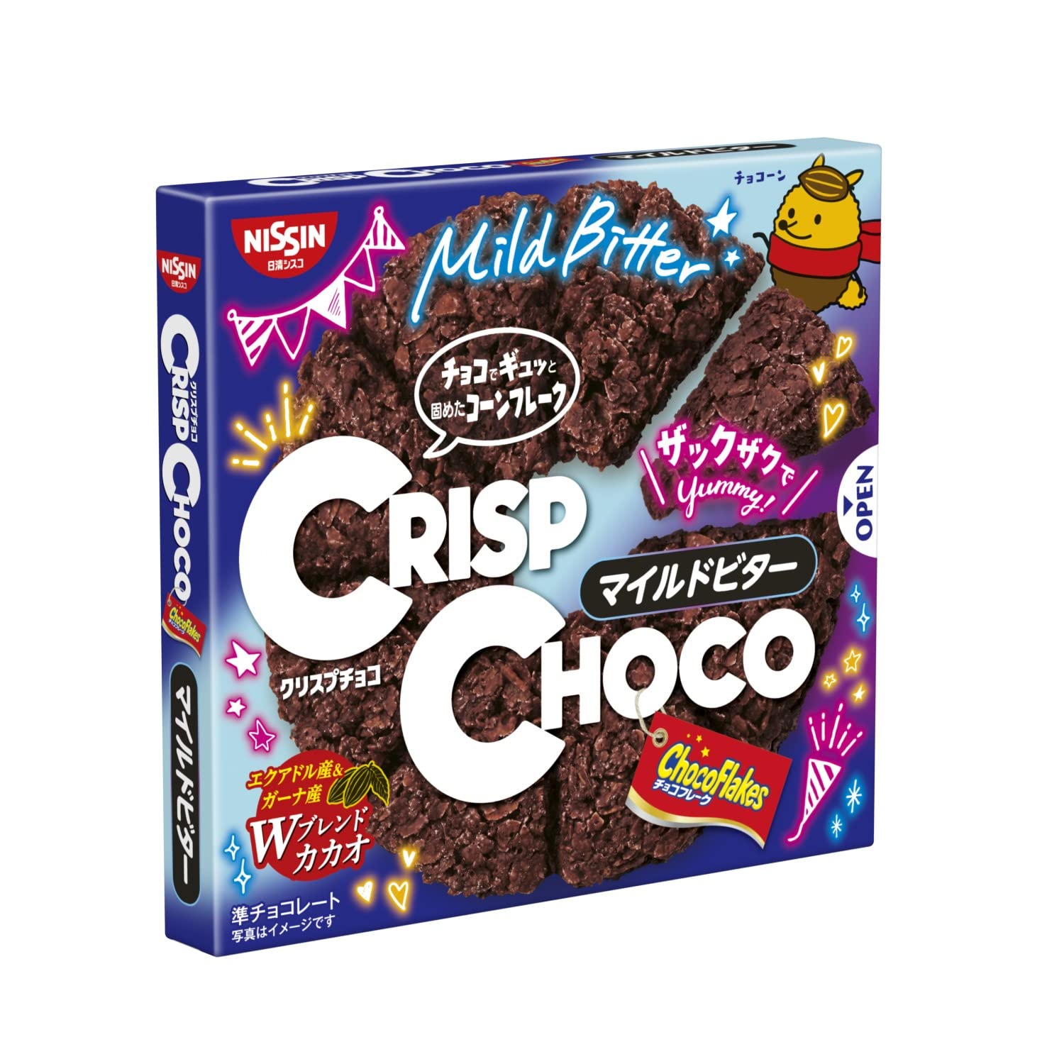 Amazon | 日清シスコ クリスプチョコ マイルドビター 8個×12箱 | 日清