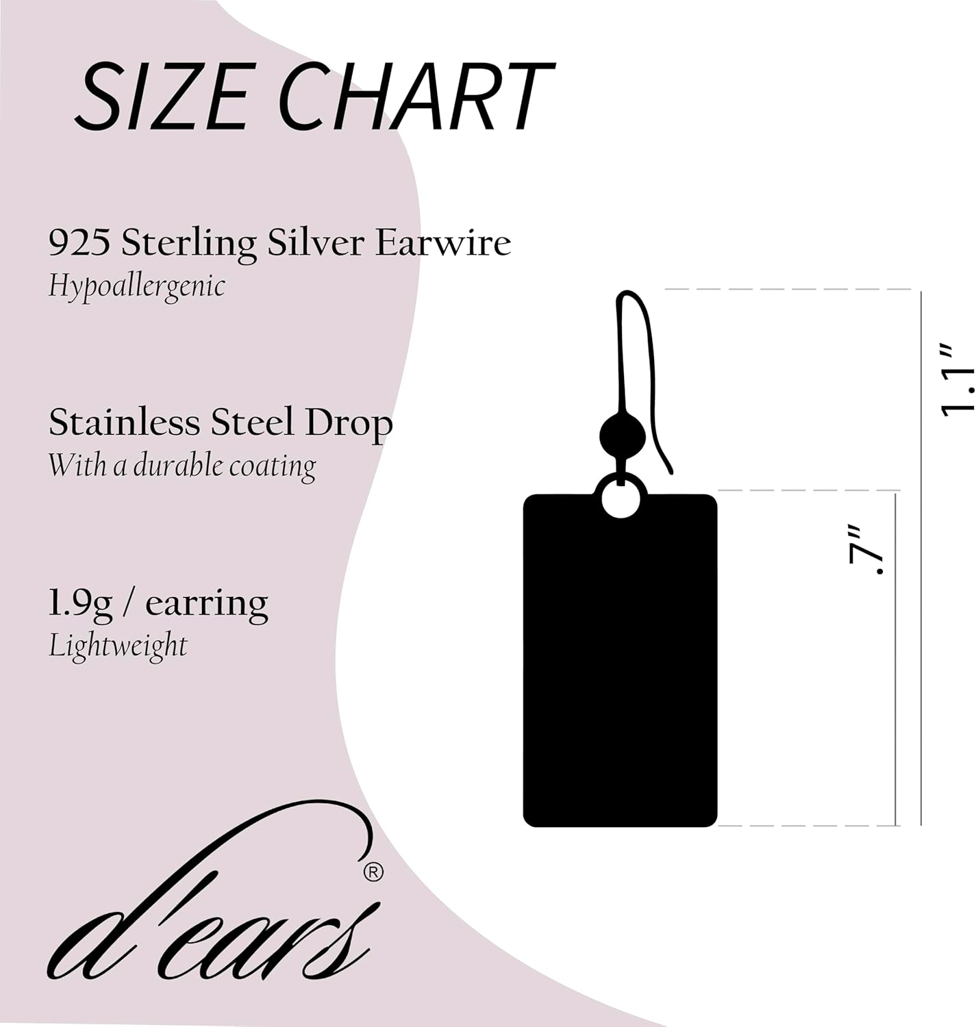 Fire N Ice Northern Lights earrings made in the U.S.A. by d'ears - Image 2