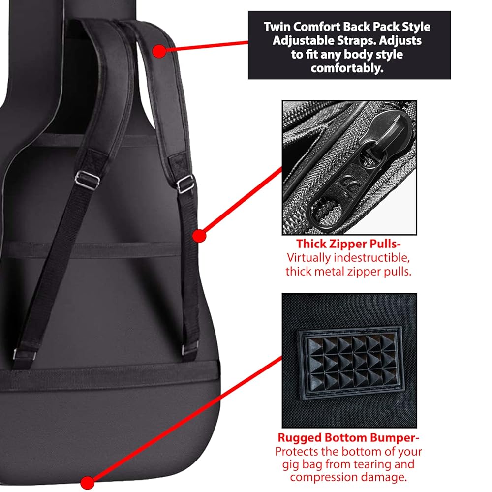 Amazon.com: Acoustic Bass Padded Gig Bag : Musical Instruments