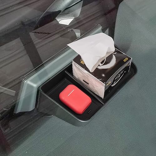 Miniatura 3 de Bandeja de almacenamiento de tablero de consola central compatible con Toyota RAV4 2019-2022 2023 2024 Material ABS Organizador de consola central