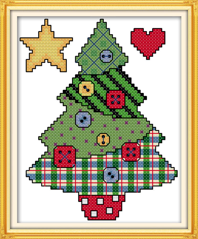 Yeesam Art® Kit Punto Croce Advanced – Fashion Models, Tela 11ct E 14ct, Ricamo DIY, Regalo Natale, Include Filo E Istruzioni