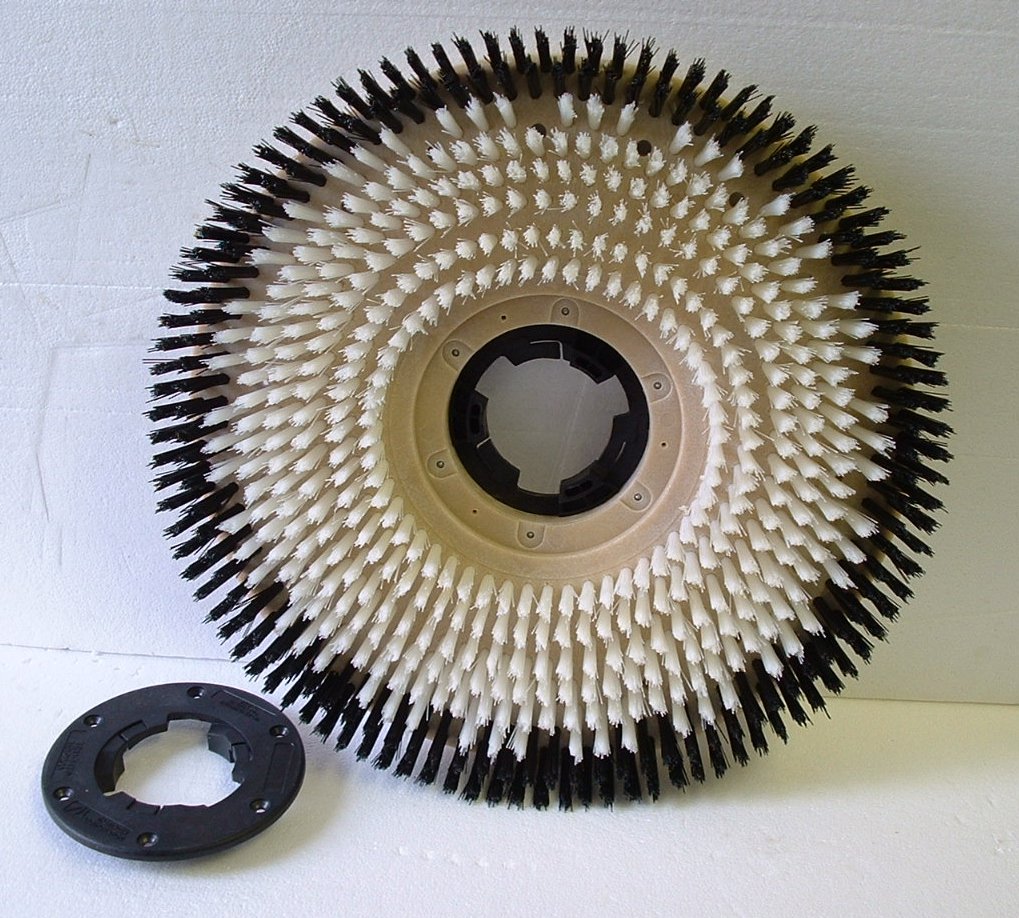 15 Inch Carpet Poly Shampoo Brush for 17" Nobles/Tennant Floor Machines