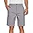 PULI Men\'s 10 Inseam Casual Golf Shorts Stretch Lightweight Quick Dry with Pockets for Travel Outdoor Light Grey 36