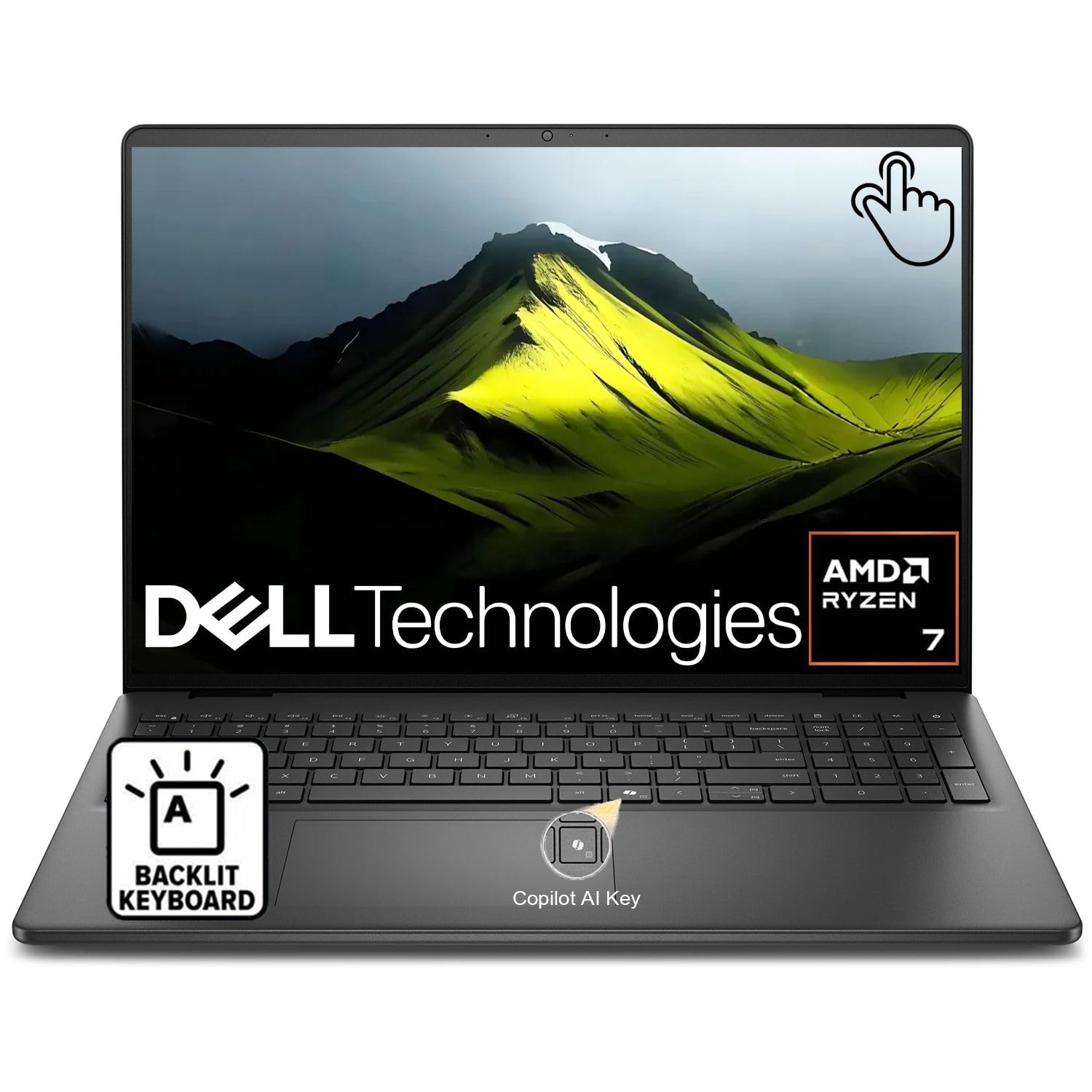 Amazon.com: Dell 16 FHD+Touchscreen Business Laptop - AMD Ryzen 7