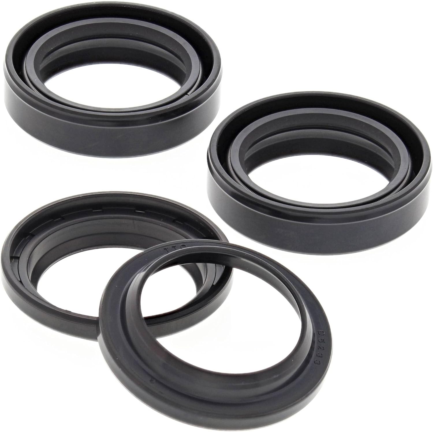 All Balls Racing Fork and Dust Seal Kit 56-111 Compatible with/Replacement for Yamaha BW200 1985-1988, BW350 1987-1988, TW200 Trailway 1987-2018