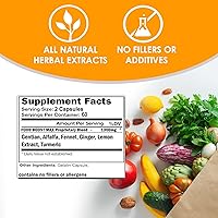 Vista 4 de VH Nutrition FoodBoost MAX 1300 mg Estimulante del apetito* Píldoras de aumento de peso* para hombres y mujeres Formulado con genciana, cúrcuma