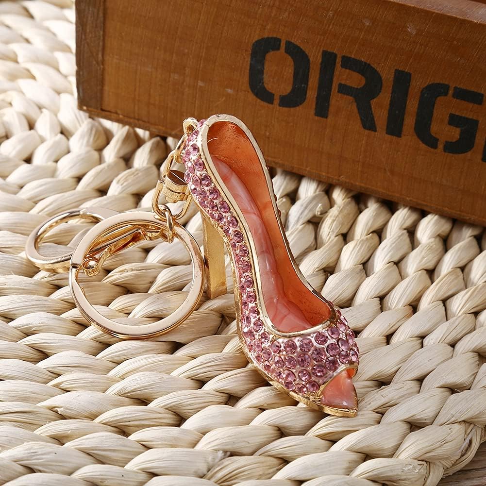 YUYTE 3colors Key Chain Holder Ring Keychain Alloy Keyring High Heel Keyring[] - Image 8