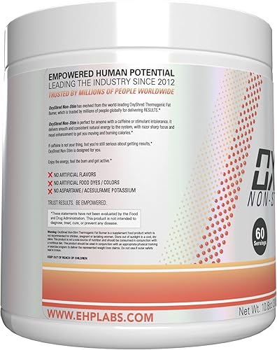 Miniatura 10 de EHPlabs OxyShred Suplemento de trituración no estimulante, promueve la trituración, el refuerzo de energía, el preentrenamiento, el refuerzo del