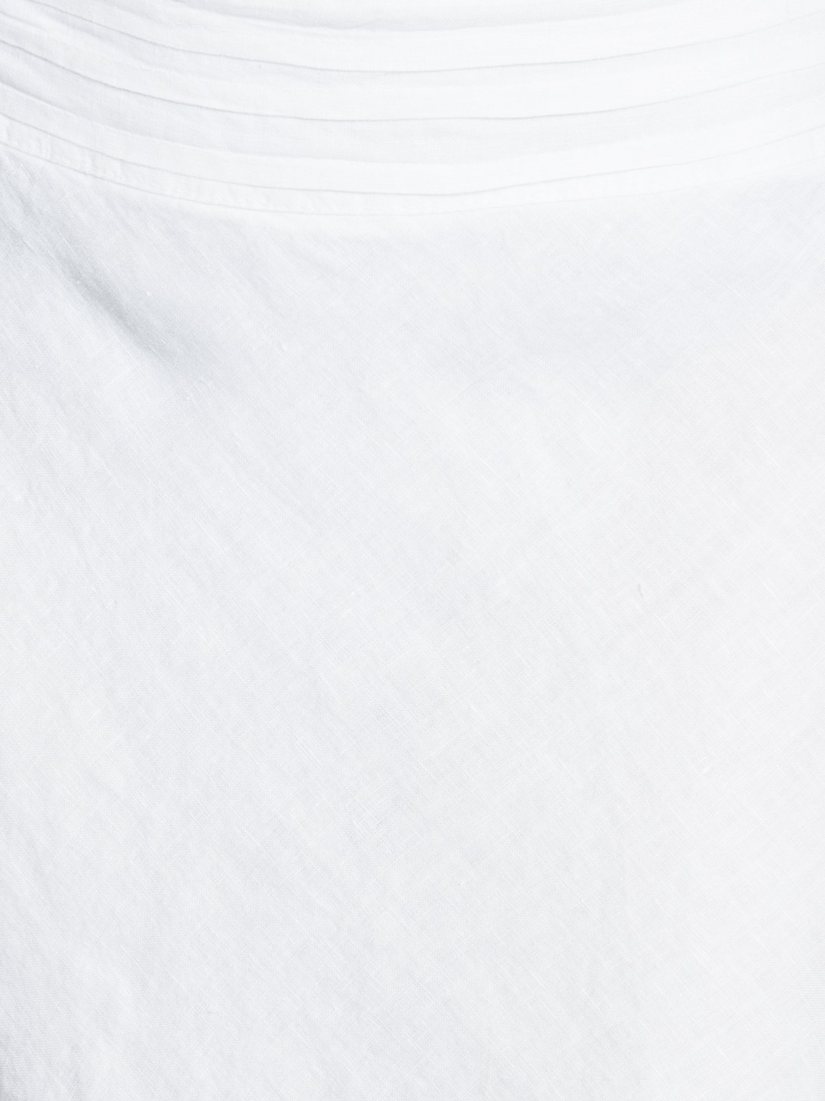 Caspar RO021 eleganter Damen Leinenrock, Farbe:Weiss, Größe:36