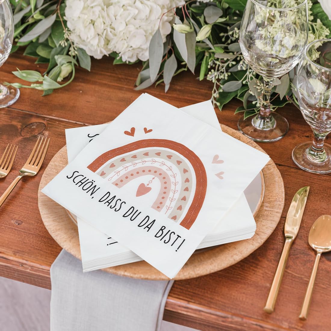 30x30 Cm Tovaglioli Di Carta A Forma Di Pesce - 20 Pezzi 33x33 Cm Per Battesimo Comunione E Cresima Design I 1210426