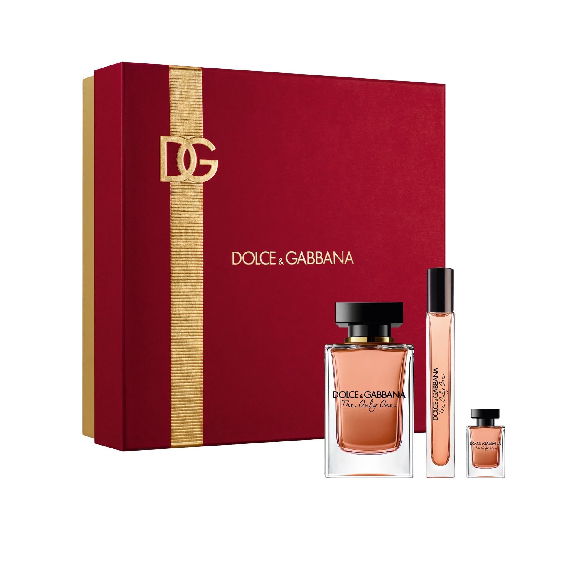 Dolce & Gabbana The Only One Eau de Parfum 100ml Gift Set 2024 (Contains 100ml EDP, 10ml Travel Spray and 5ml Miniature)