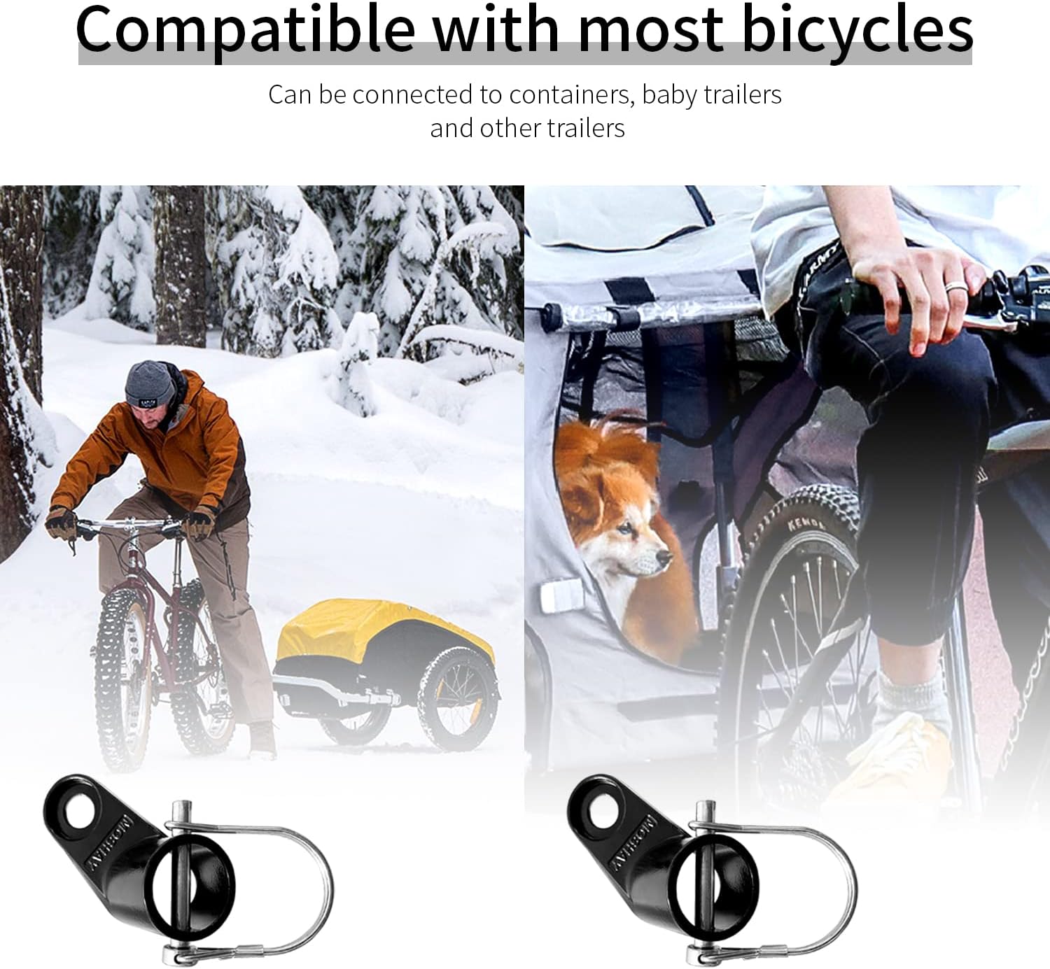 MOSHAY Upgraded Bicycle Attachment Trailers Photo