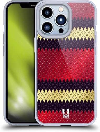 Miniatura 9 de Head Case Designs Ball Python Snake Pattern Gel Case [Military Grade Protection] Compatible with Apple iPhone 13 Pro and Compatible with MagSafe