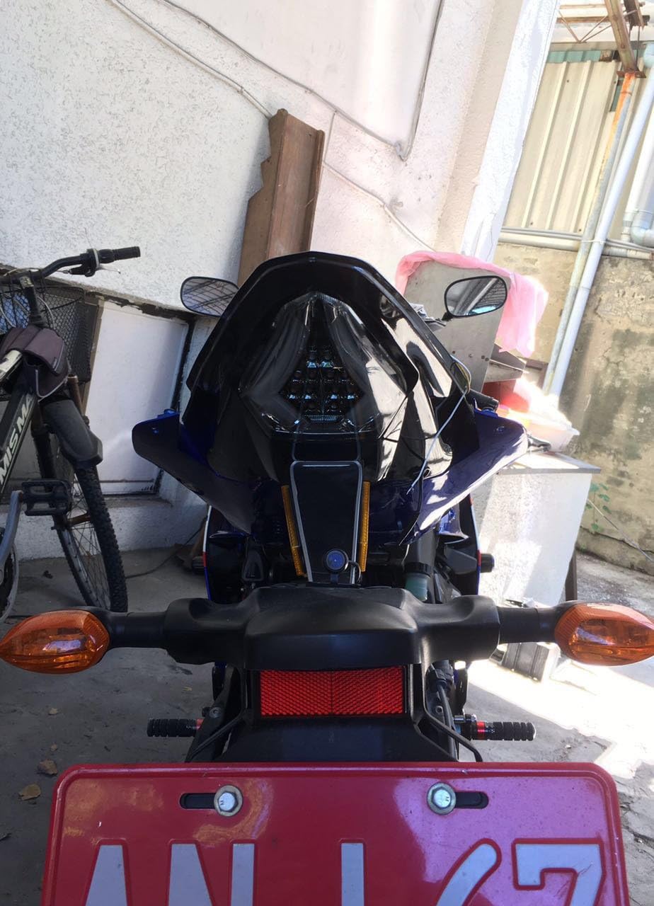 compatible with Yamaha R6 YEAR 2008,2009,2010,2011,2012,2013,2014,2015,2016 (DOES NOT FIT YAMAHA R6S) Intergrated Led Smoke Tail light 100% Plug & Play