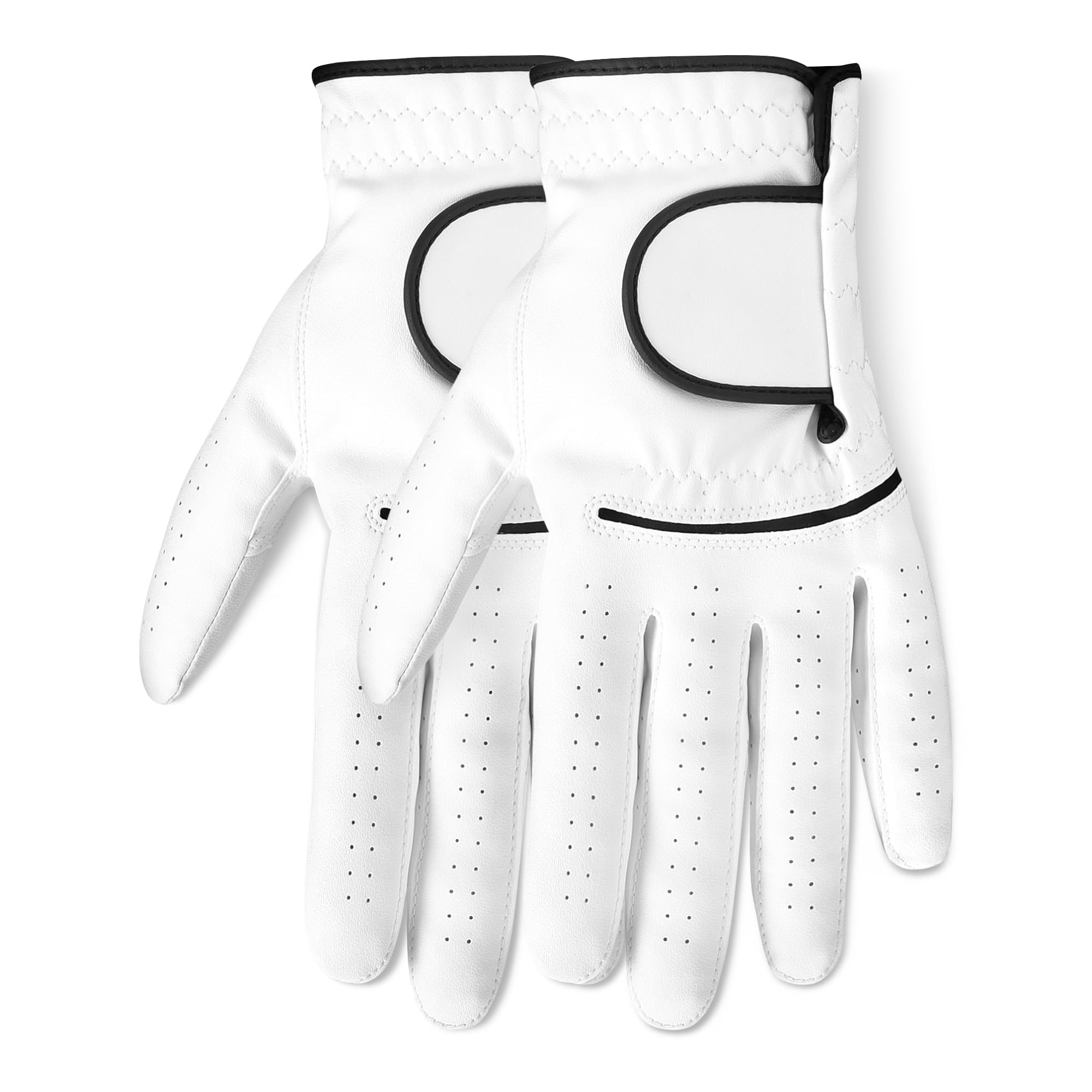 Amazon Basics Golf Gloves, Men Right Handed Golfer, Large, 2-Pack
