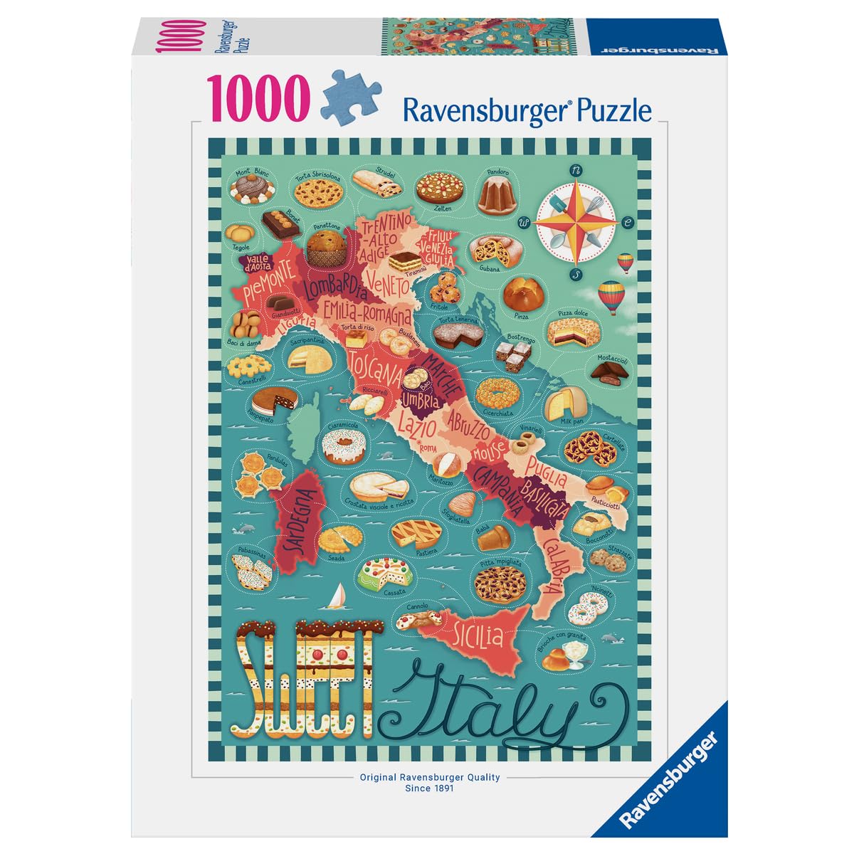 Ravensburger Puzzle Le Tre Cime di Lavaredo Italia 1000 pezzi
