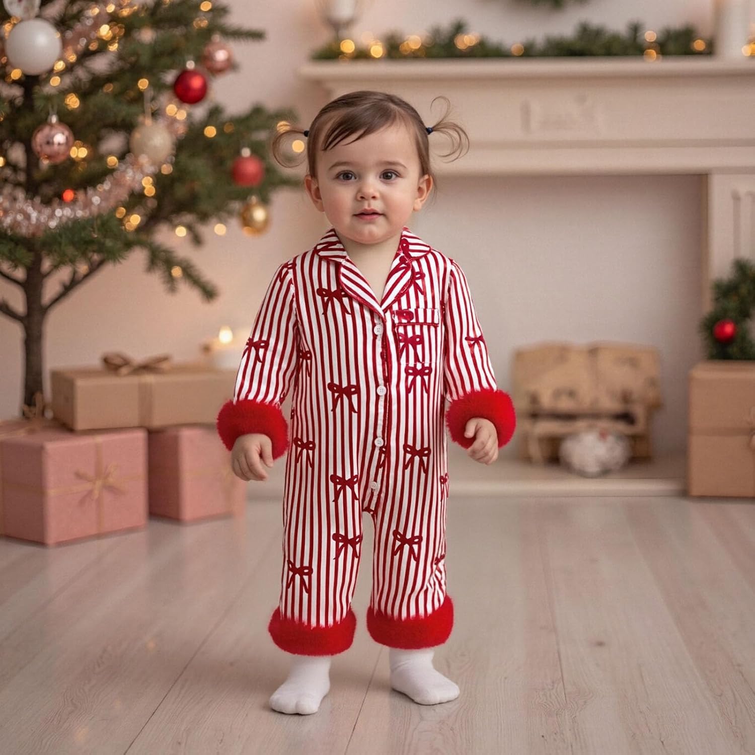 Baby Girl Easter Pajamas Newborn Bunny Carrot Cross Feather Trim Nightgown Jumpsuit Romper Cute Silk Pjs Sleepwear - Image 2