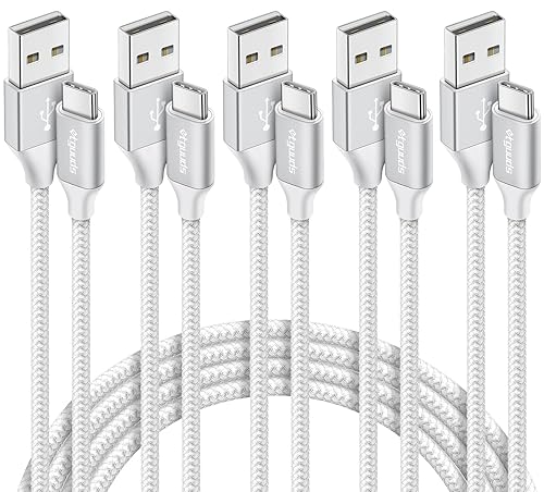 Miniatura 9 de etguuds Paquete de 5 cables USB A a USB C (336610 pies), cable de carga rápida tipo C para iPhone 16 15 ProPro MaxPlus, para Samsung Galaxy S24 S23
