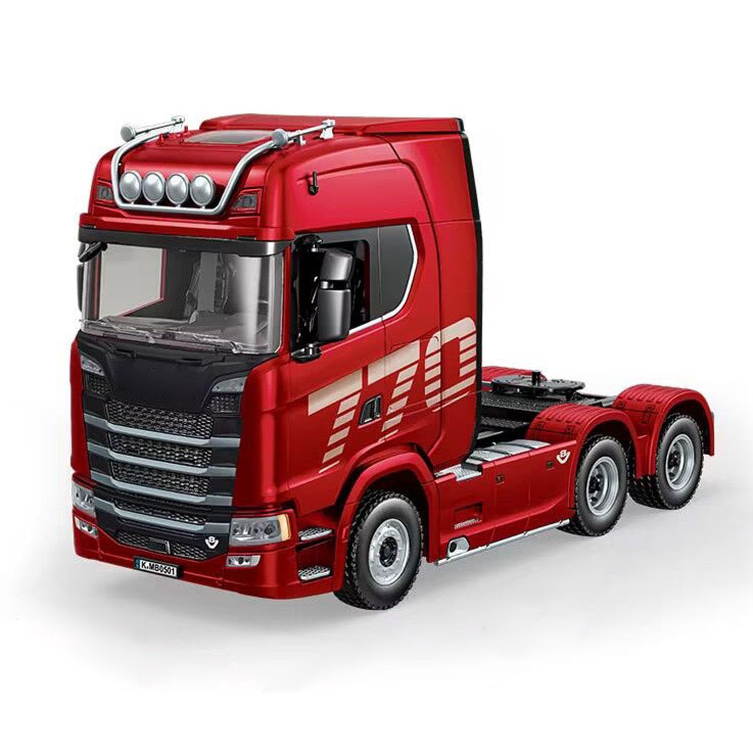 TOUCAN RC HOBBY770S Plastic 1/18 RC Tractor Truck Models Finished RTR 7.4V with Battery Radio 19CH Light Sound Effects Remote Control Lorry Car