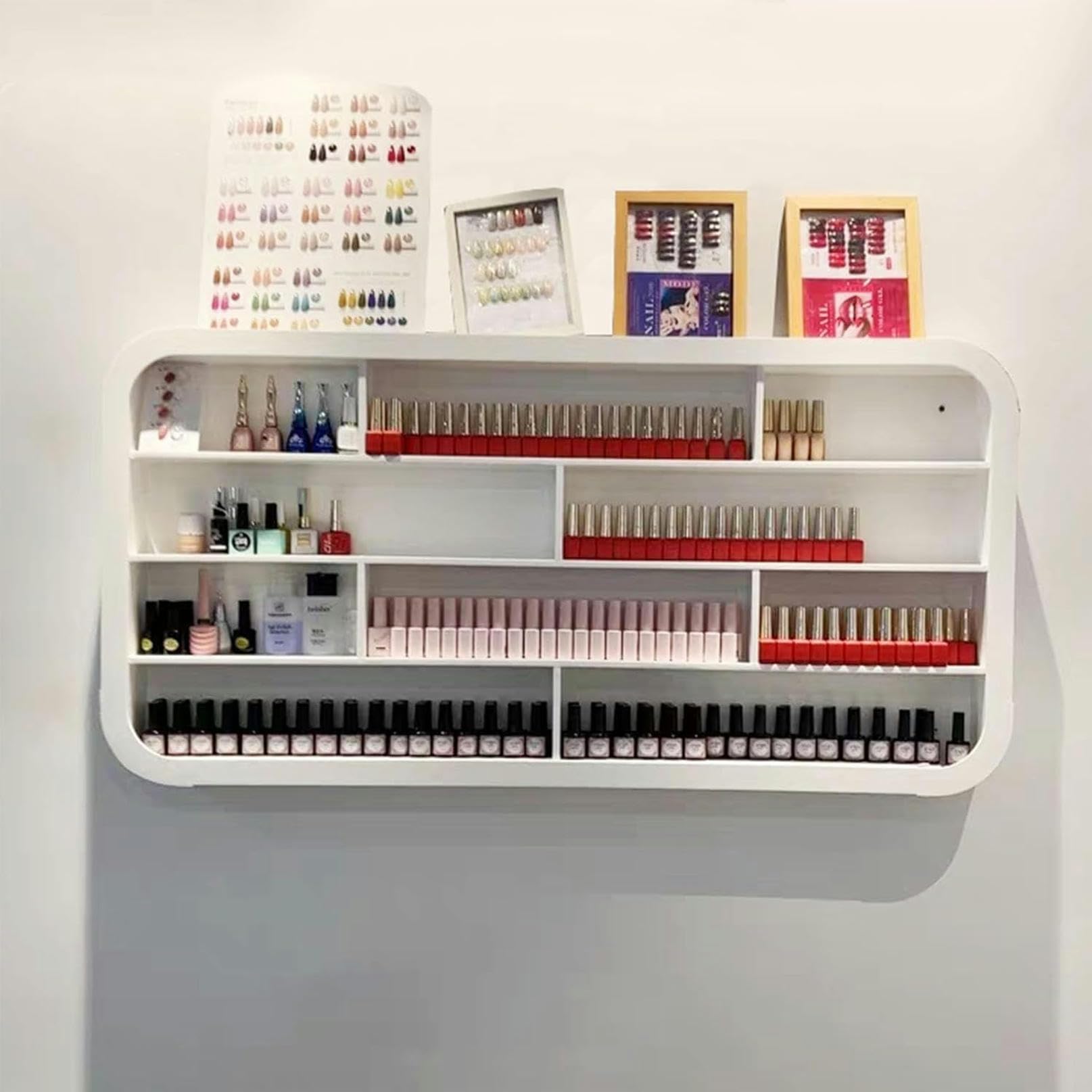 Amazon.co.jp: ネイルポリッシュ壁掛けラック、壁掛けネイルポリッシュ