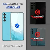 Vista 2 de Whitestone DOME EZ [Fácil instalación] Protector de pantalla de vidrio templado para Galaxy S23 con herramienta de fácil instalación [paquete de 3]