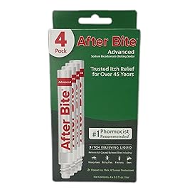 After Bite Advanced Formula - Itch Relief with Sodium Bicarbonate - Ideal for Mosquito & Fire Ant Bites, Bees & More - Portable Pen Applicator - 0.5 oz (4 Pack)