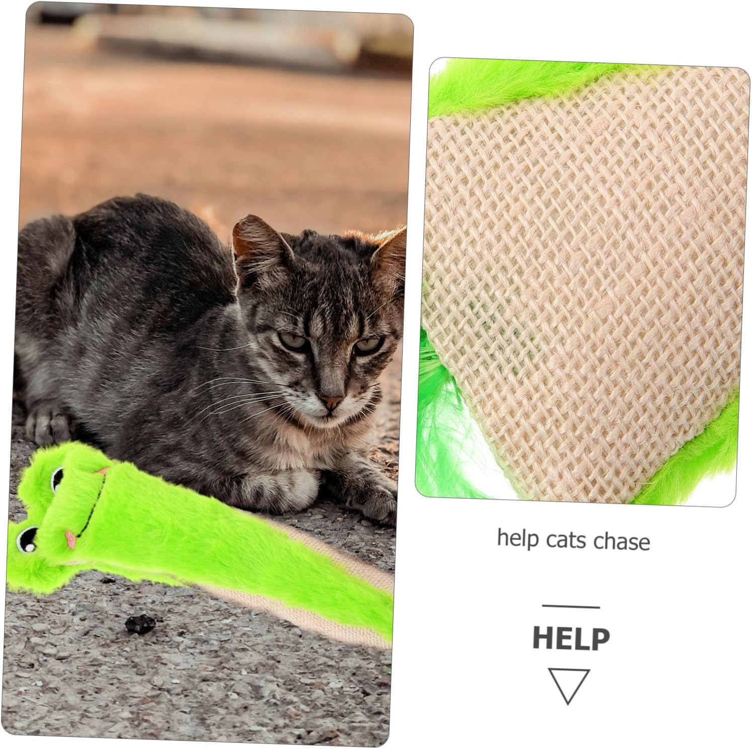 Hemoton Catnip Stuffed Molar Toy with Crinkle Paper for Indoor Cats Soft Plush Chewing Toy Cartoon for Health and Playtime Fun