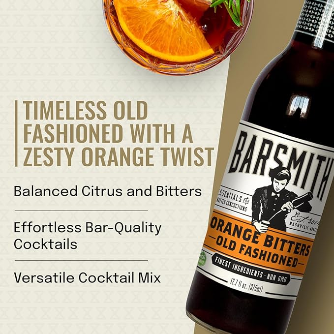 Barsmith Orange Bitters Old Fashioned Mix - 12.7oz - Pack de 1 miniatura 4