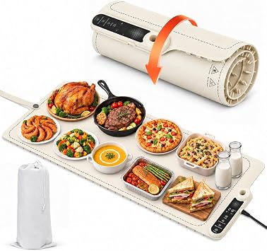 Food Warming Mat for Parties Buffet, 35.43x14.96 Inch, Fast Heat