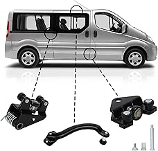 Right Side Door Rollers for Renault Trafic/Nissan Primastar/Opel Vivaro 2001-2015 - Wheel Set Compatible - Side Roller Guide
