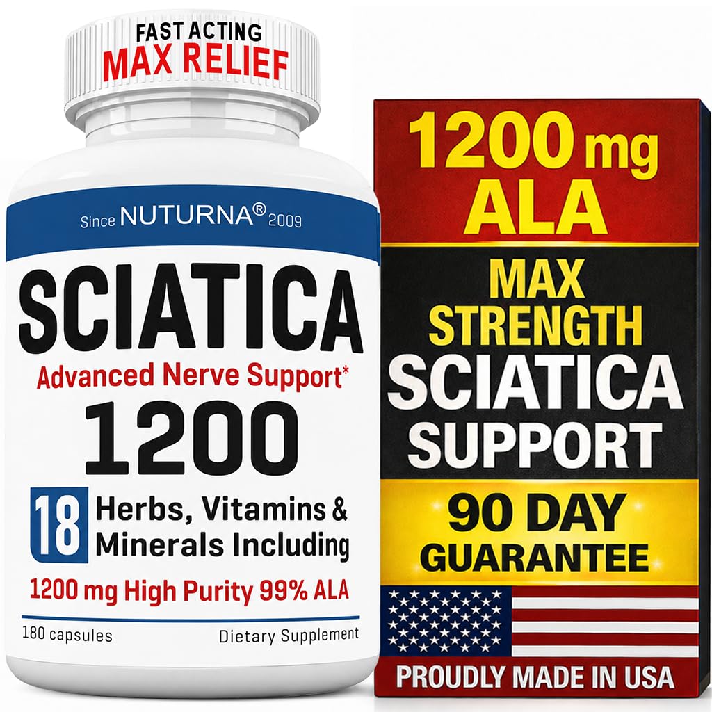glutathione and sciatica Amazon.com: Sciatica Nerve Relief Supplement 1200 mg HP-99 Alpha Lipoic  Acid - Maximum Strength ALA Sciatic Nerve Support for Lower Back Hip  Buttock Legs & Feet