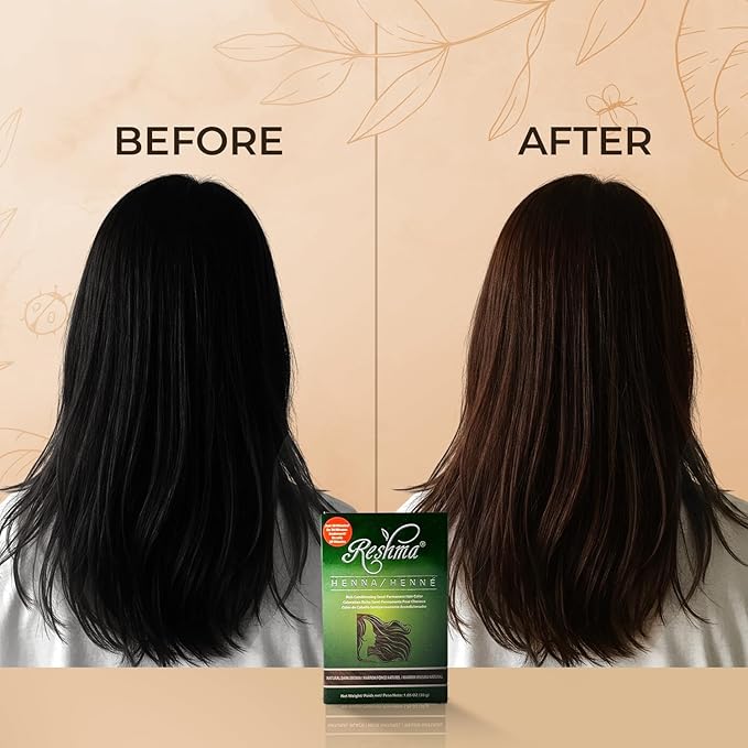 Reshma Beauty Henna Color Cabello 30 Minutos - 1.05 oz (Marrón Oscuro) miniatura 4