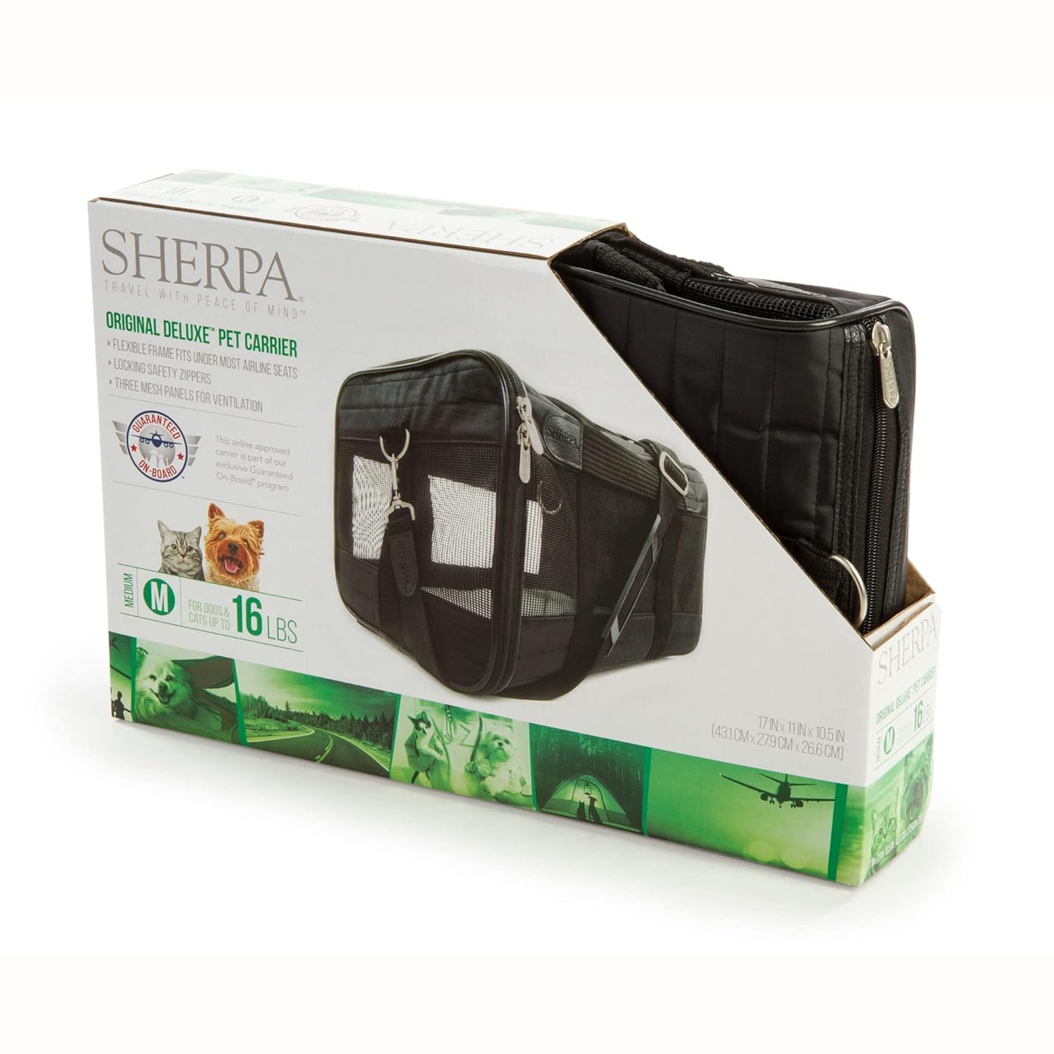 Sherpa Original Medium Deluxe Pet Carrier Black atelieryuwa.ciao.jp