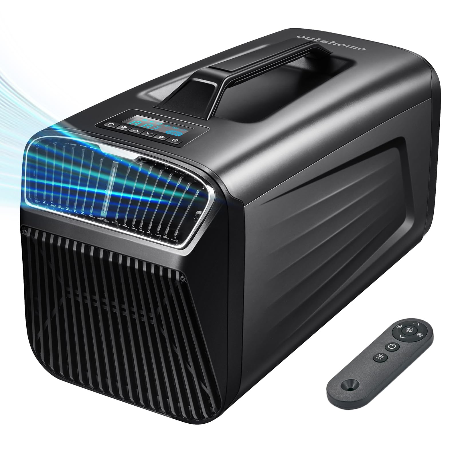 OUTOHOME Portable Camping Air Conditioner for Outdoor and Indoor Use, Quiet Air conditoning For Small Rooms，5200BTU Fast Cooling Capacity for Tent AC
