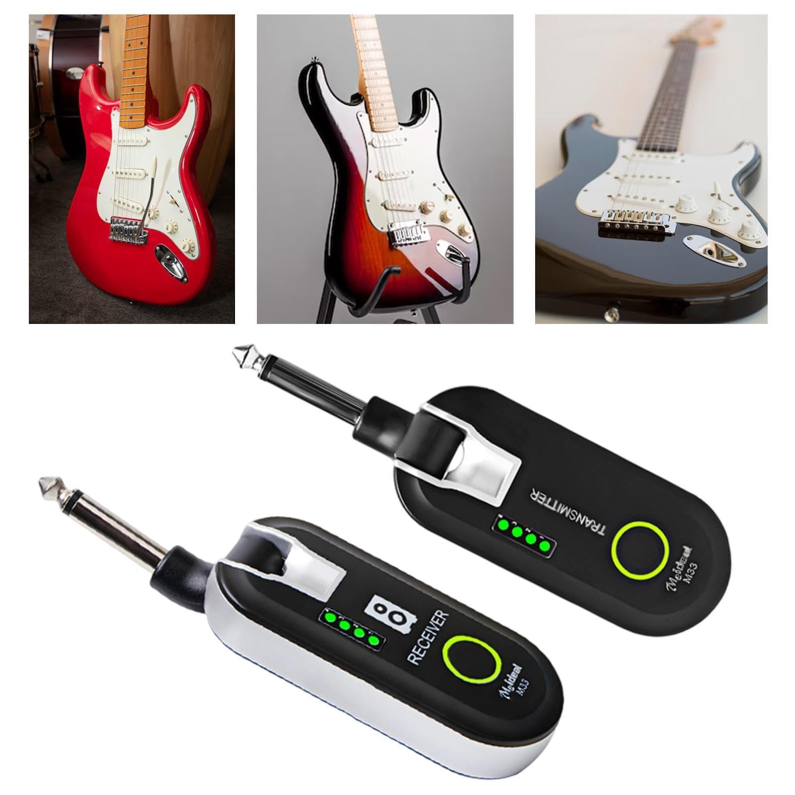 Amagogo Adaptateur sans fil pour émetteur et récepteur de guitare Système d'adaptateur sans fil Pièce pour instrument de musique