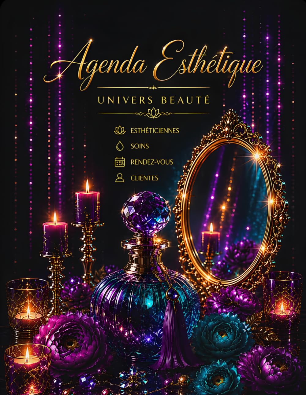 Agenda Esthétique Professionnel (Esthéticienne): Planification, rendez-vous, suivi des clientes et organisation complète pour les professionnelles de la beauté