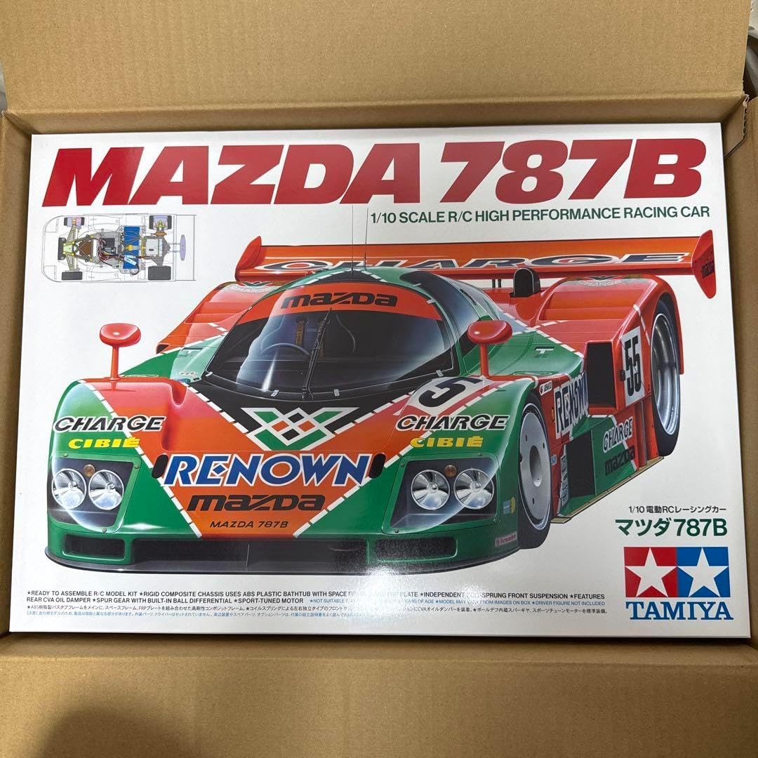 タミヤ マツダ787B 1/10 新品・未組み立て品 タミヤ 1/10 マツダ787B タミヤ 1/10 マツダ 787b 未組立