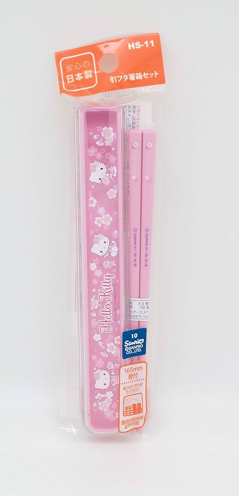 Amazon｜OSK 引フタ箸箱セット ハローキティさくら HS-11｜弁当